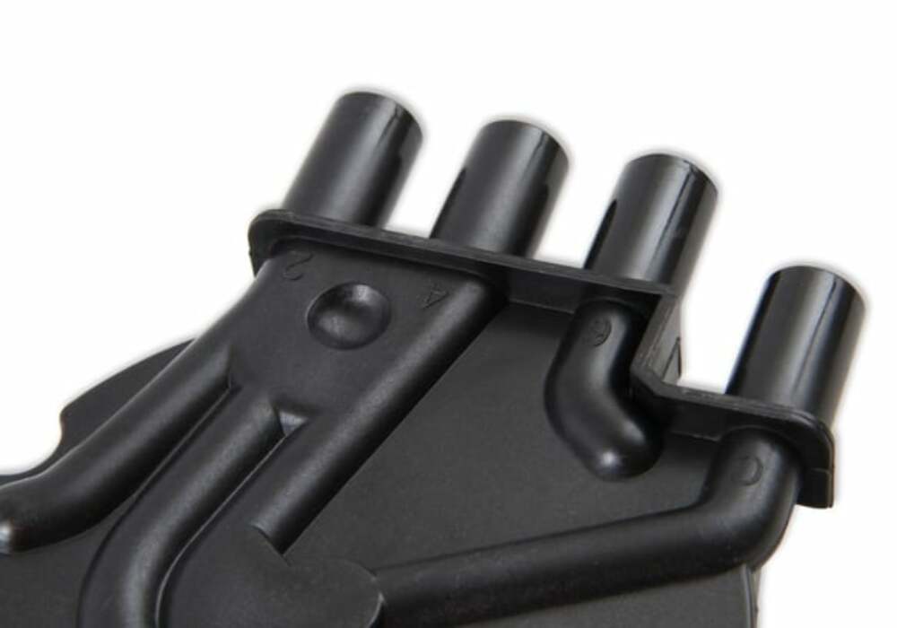 Distributor Cap - Chevy / GMC Vortec - V6 - Socket Style - Crab - Black - 120142