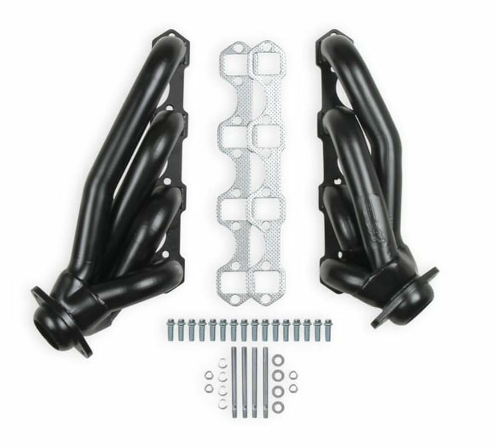 Flowtech Shorty Headers - Black Painted  - 12147FLT