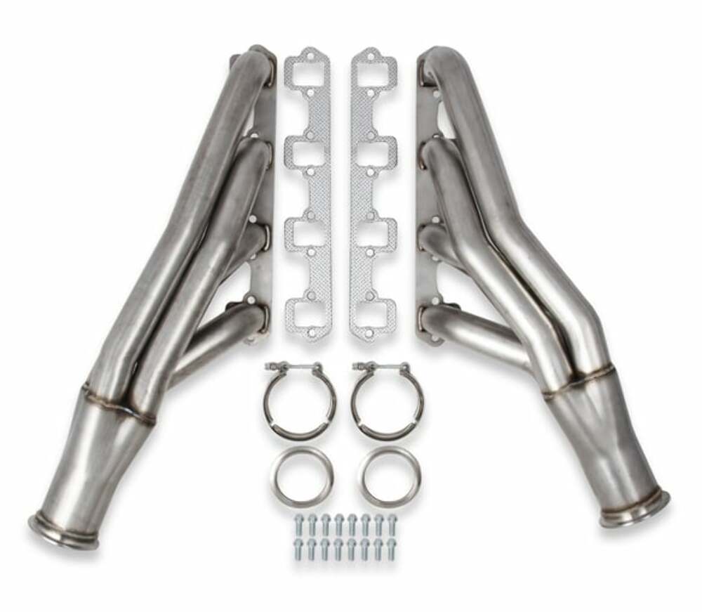 Flowtech Small Block Ford Turbo Headers - Natural 304 Stainless Steel  -12167FLT