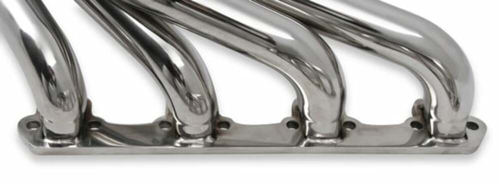 Flowtech Small Block Ford Turbo Headers - Polished 304 Stainless Steel  12168FLT