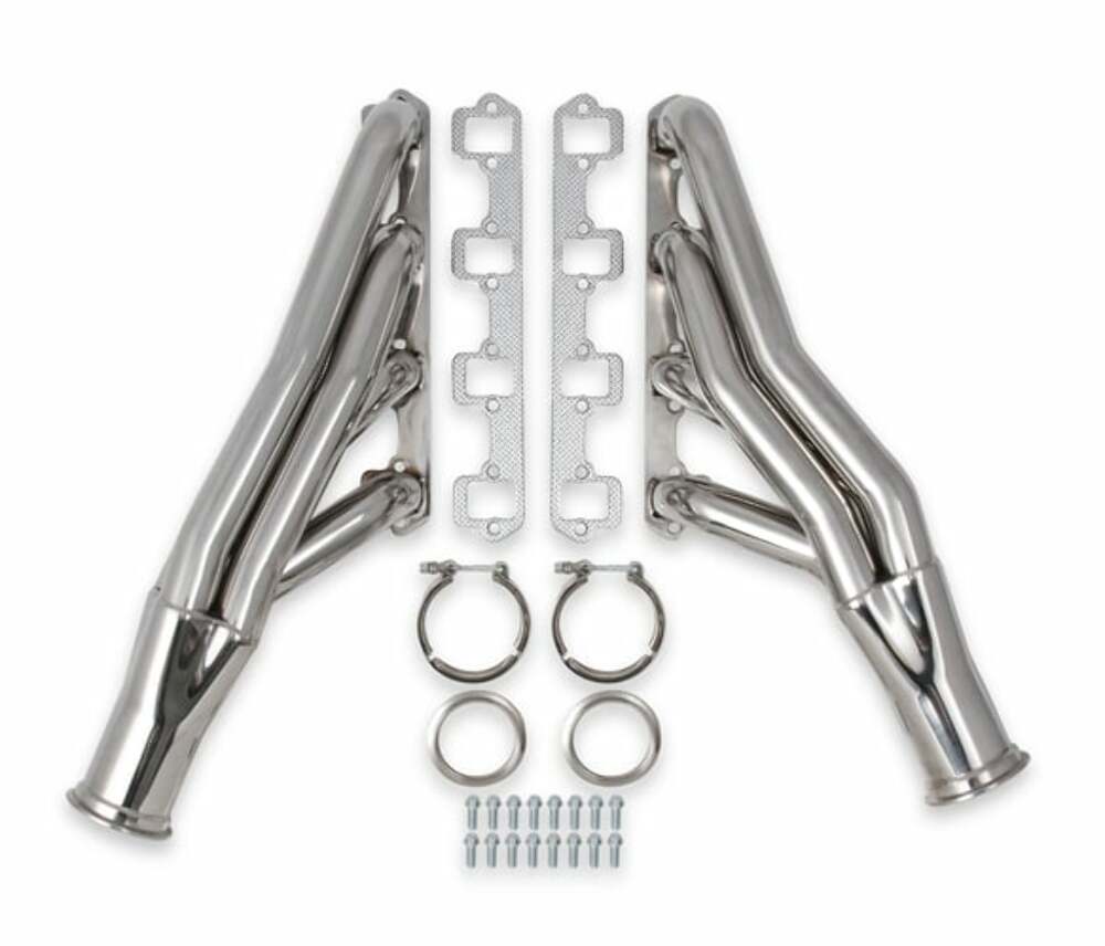 Flowtech Small Block Ford Turbo Headers - Polished 304 Stainless Steel  12168FLT