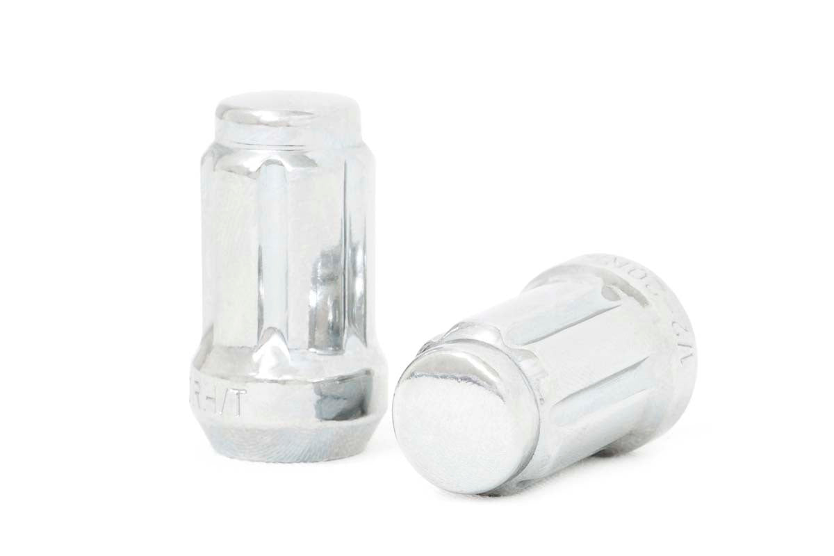 Lug Nut Set; 1/2x20; 24 Qty; Chrome 122024CH