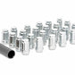 Lug Nut Set; 1/2x20; 24 Qty; Chrome 122024CH