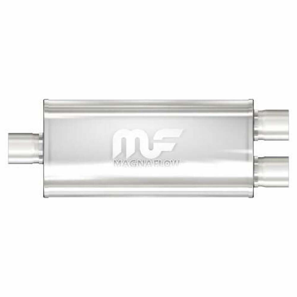 Exhaust Muffler for 5 X 8in. Oval Straight-Through Performance Exhaust Muffler MagnaFlow 12278