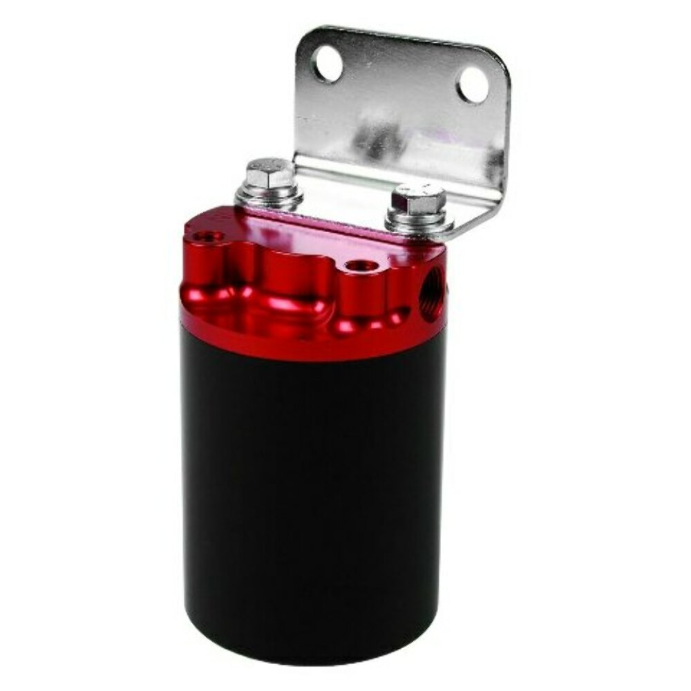 Aeromotive 12317 10 Micron, Red/Black Canister Fuel Filter - Fuel Filters Car Part People
