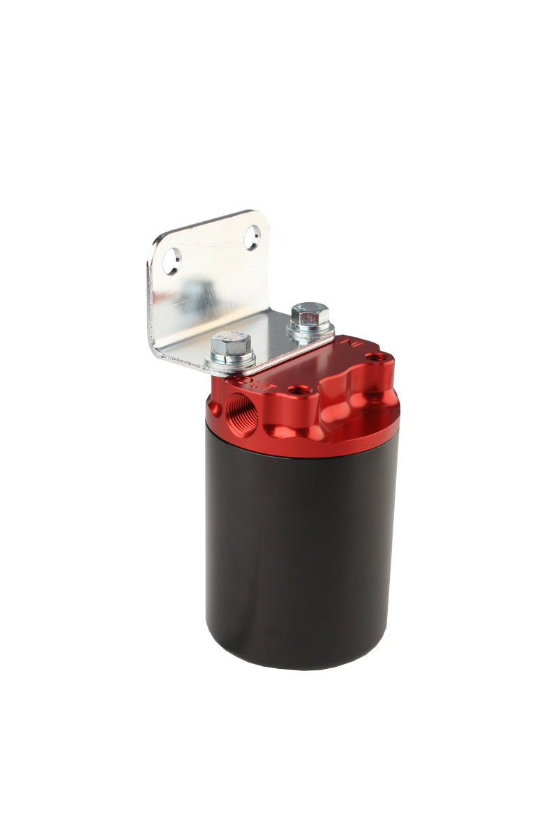Aeromotive 12319 100 Micron, Red/Black Canister Fuel Filter - Fuel Filters Car Part People