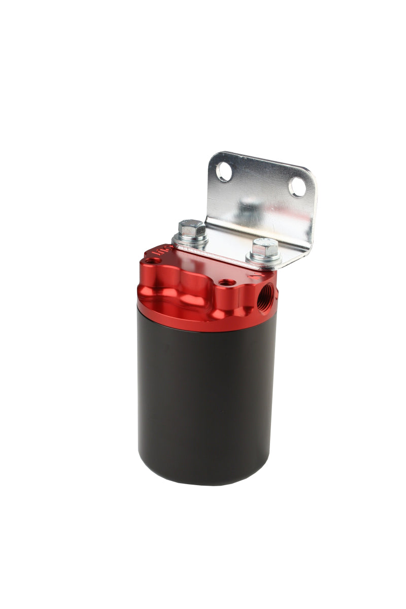 Aeromotive 12319 100 Micron, Red/Black Canister Fuel Filter - Fuel Filters Car Part People