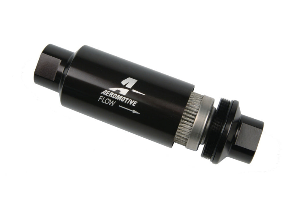 Aeromotive 12324 100 Micron, ORB-10 Black Fuel Filter - Fuel Filters Car Part People