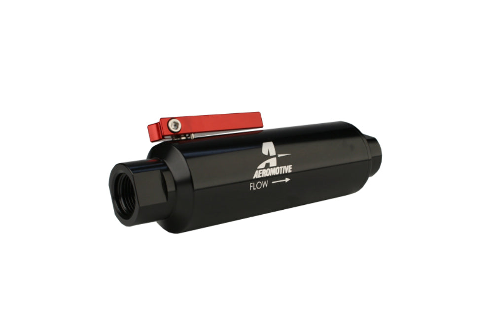 Aeromotive 12331 ORB-10 Shutoff Valve Fuel Filter - Fuel Filters Car Part People
