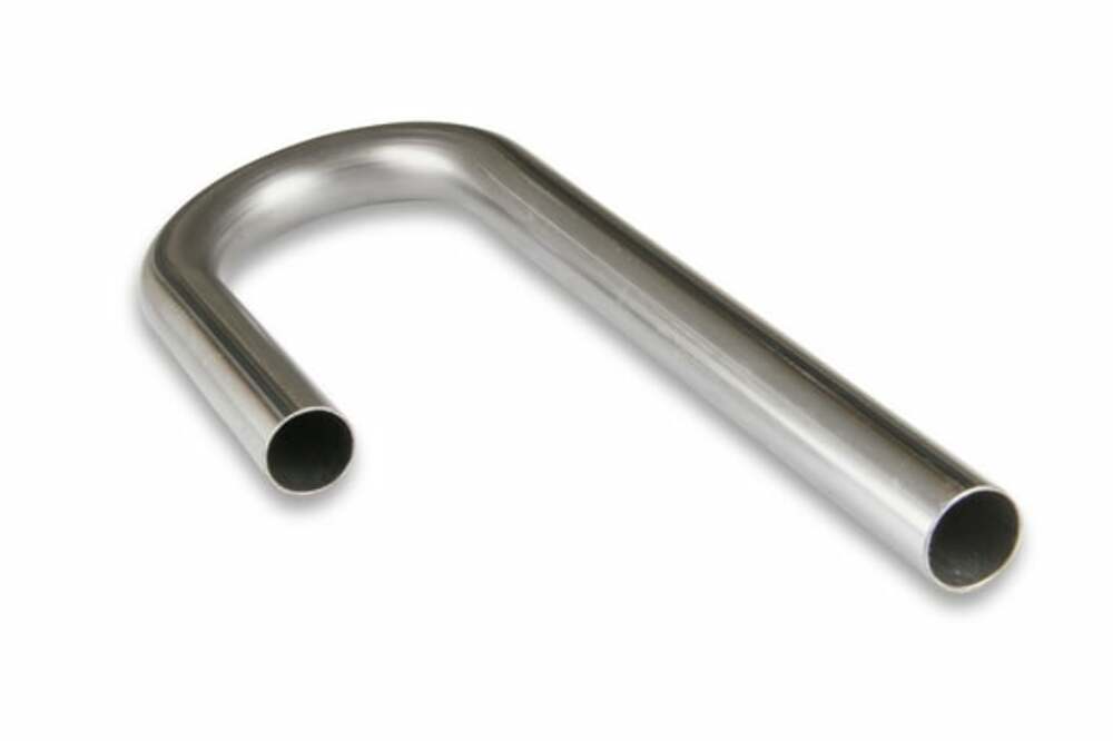 Mild Steel,180 degree bend, Tube Size 1.5" OD, 16 Gauge Hooker J-Bend 12331HKR