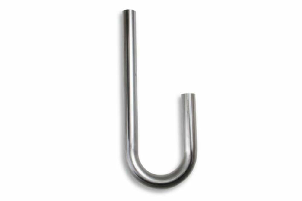 Mild Steel,180 degree bend, Tube Size 1.5" OD, 16 Gauge Hooker J-Bend 12331HKR
