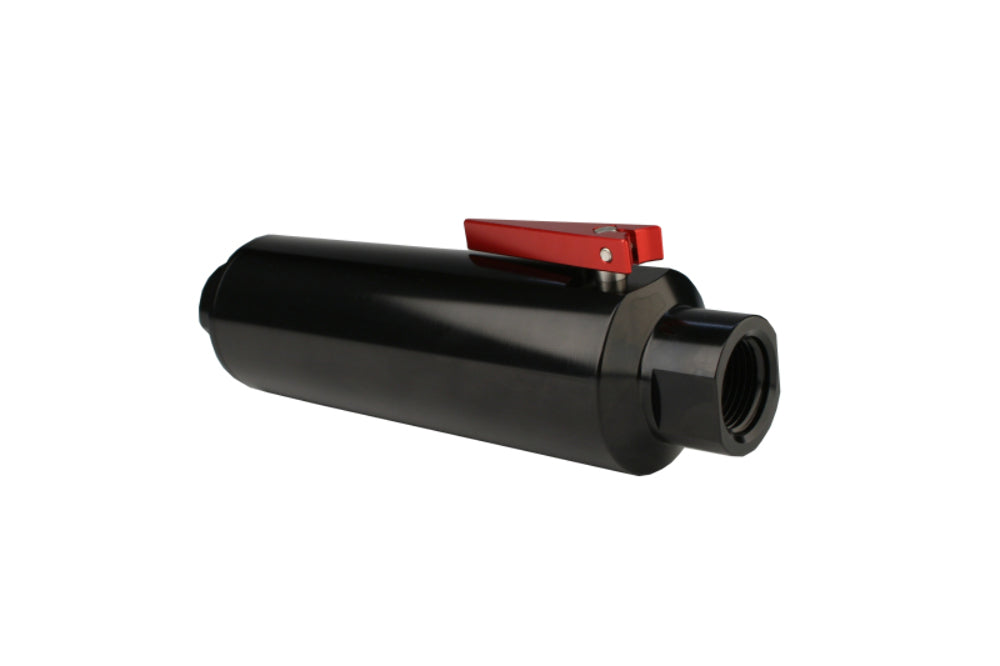Aeromotive 12332 ORB-12 Shutoff Valve Fuel Filter - Fuel Filters Car Part People