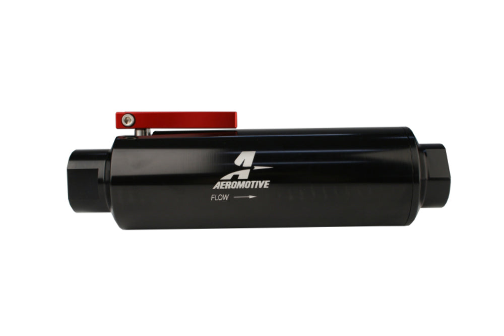Aeromotive 12332 ORB-12 Shutoff Valve Fuel Filter - Fuel Filters Car Part People