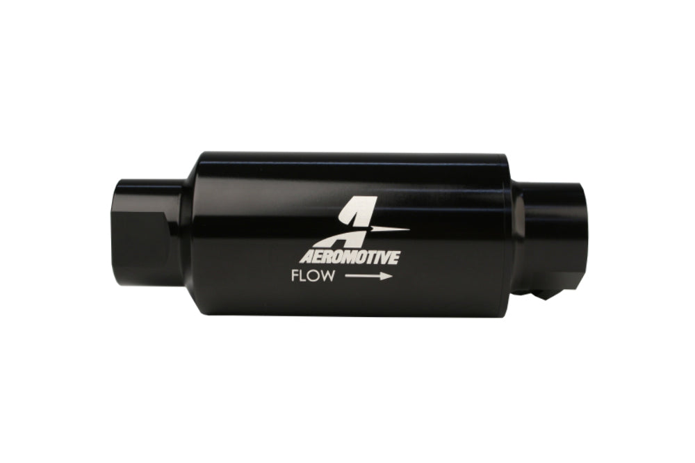 Aeromotive 12333 Dual Outlet Oil/Fuel Filter, ORB-10 - Fuel Filters Car Part People