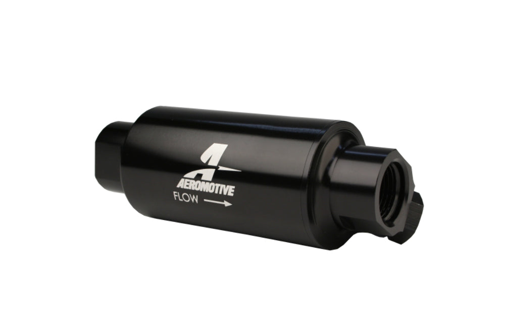 Aeromotive 12333 Dual Outlet Oil/Fuel Filter, ORB-10 - Fuel Filters Car Part People
