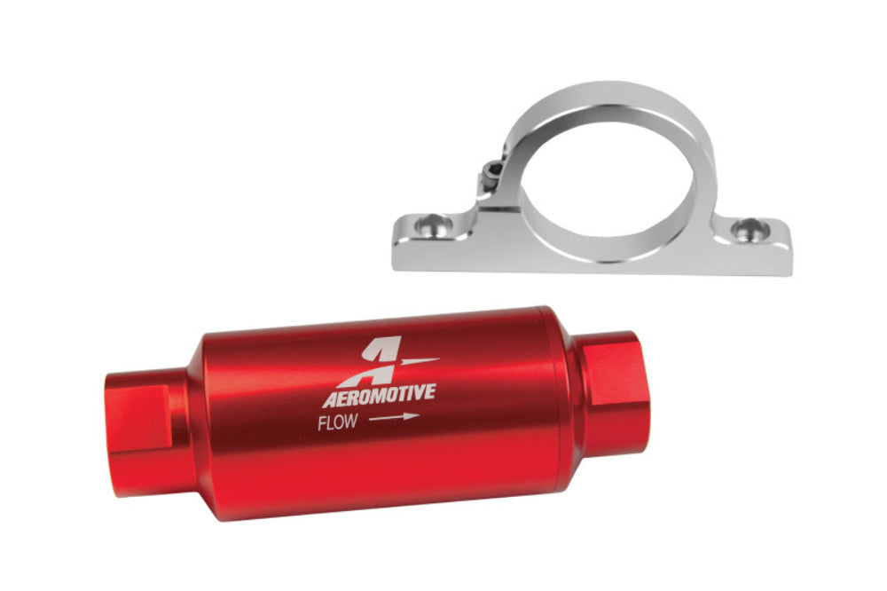 Aeromotive 12337 Filter/Bracket Combo - Fuel Filters Car Part People