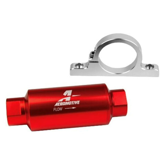 Aeromotive 12337 Filter/Bracket Combo - Fuel Filters Car Part People