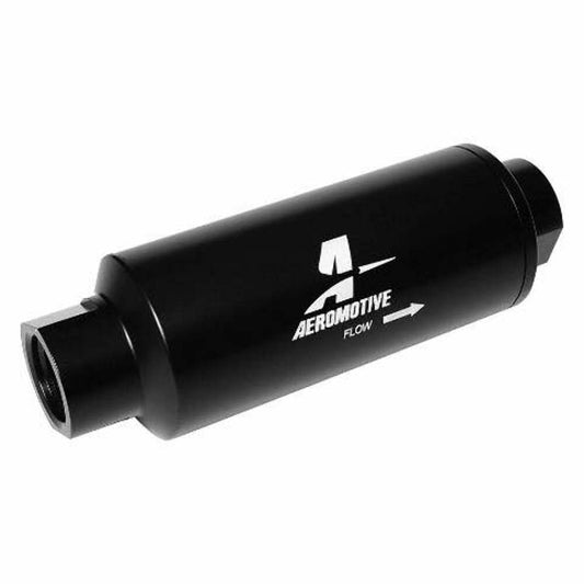 Aeromotive 12341 10-micron Microglass In-Line Filter with ORB-12 Ports - Fuel Filters Car Part People
