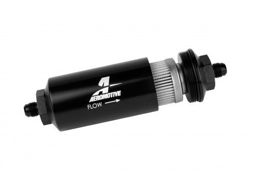 Fuel Filter High Flow Fuel System Universal Fit Aeromotive 12348-BGPL