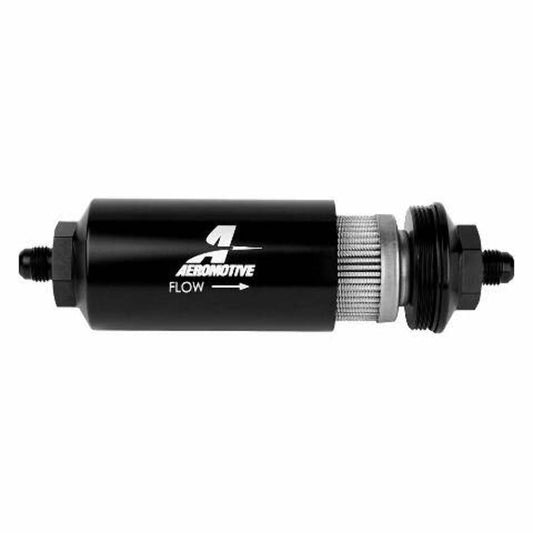 Aeromotive 12349 Male AN-06 Stainless 100m Filter - Fuel Filters Car Part People