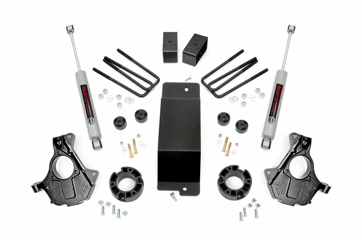 Fits Chevy/GMC 1500 (14-18 & Classic) 3.5 Inch Lift Kit; Cast Steel LCA; 12430