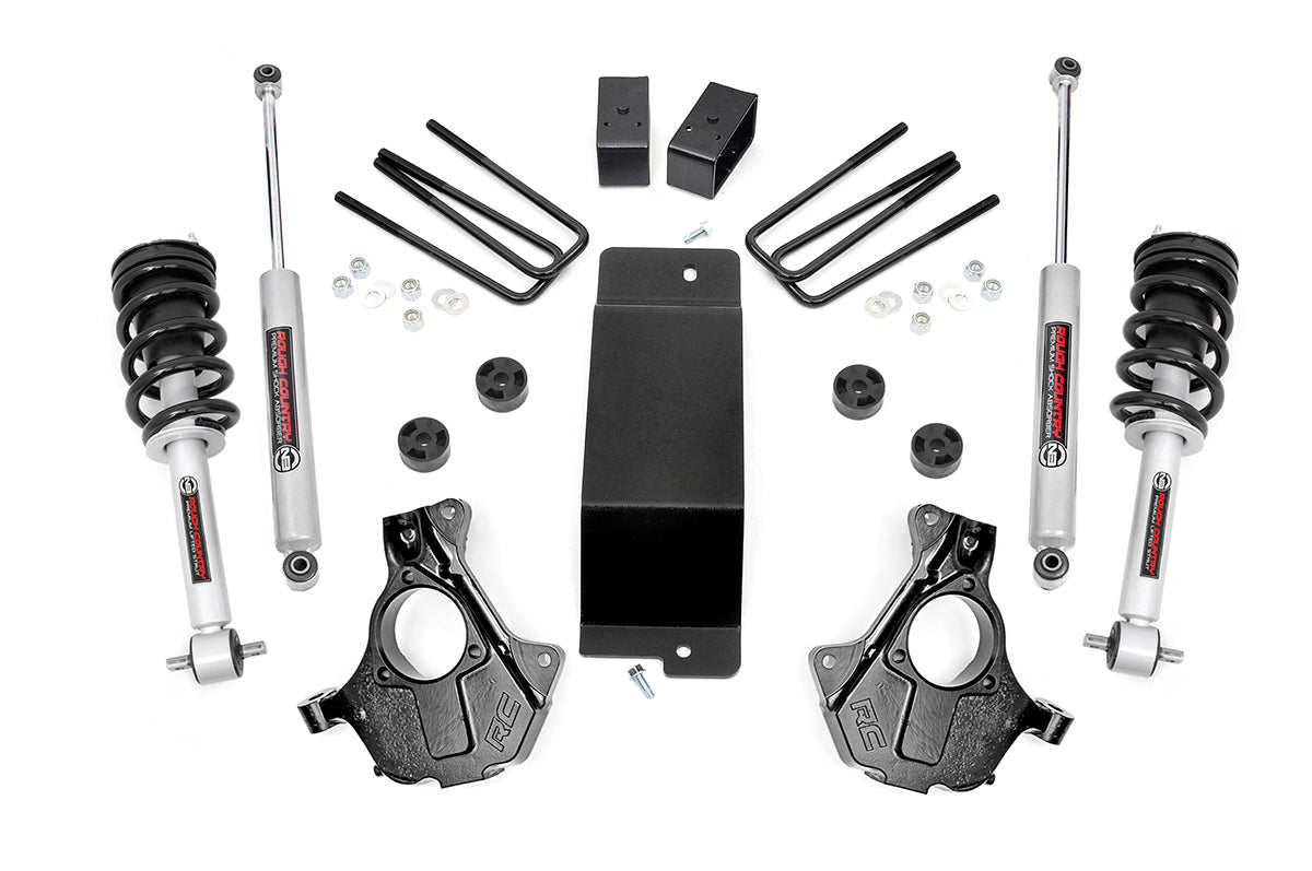 Fits Chevy/GMC 1500 (14-18 & Classic) 3.5" Lift Kit Cast Steel LCA FR N3 12432