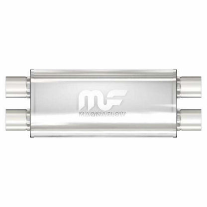 5x8 Oval Muffler, 3 Dual In/Out, 18Body, 24 Length, 3 Size 12469 Magnaflow - Performance Mufflers Car Part People