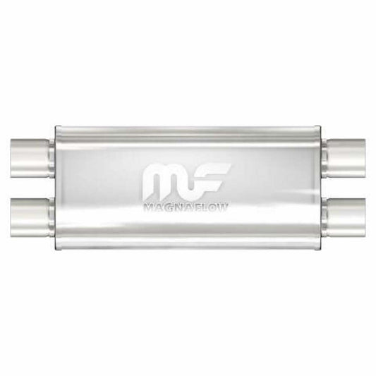 5x8 Oval Muffler, 3 Dual In/Out, 18Body, 24 Length, 3 Size 12469 Magnaflow - Performance Mufflers Car Part People