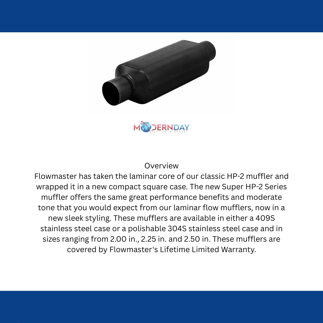Flowmaster Super HP-2 Muffler 409SS 12512409
