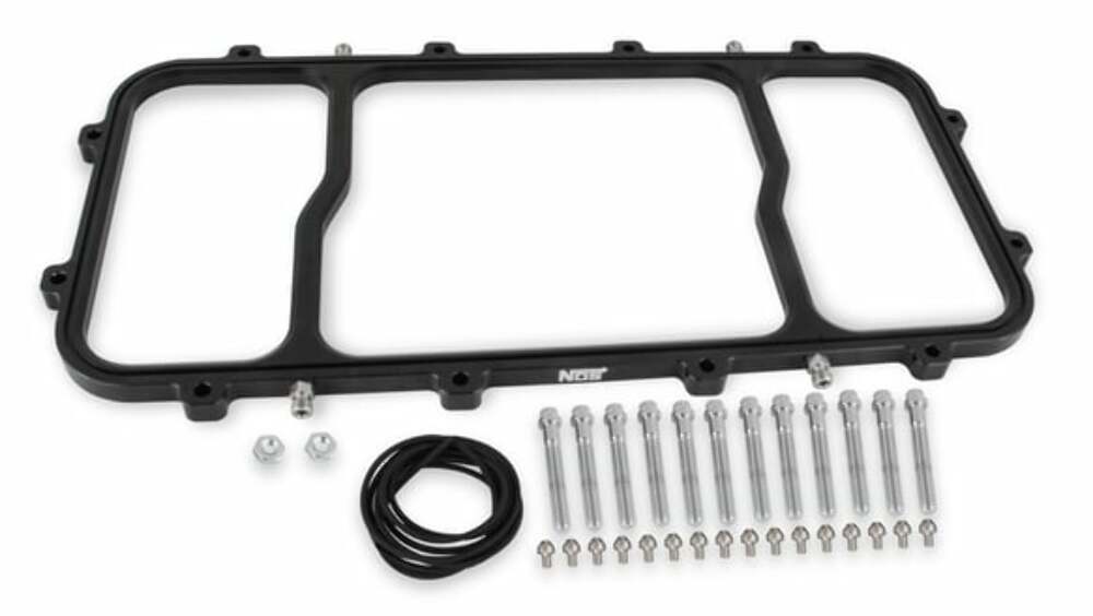 NOS Dry Nitrous Plate for Holley LS Hi-Ram EFI Intake Manifolds-Black  12535BNOS
