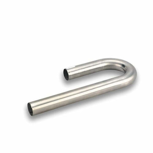 Mild Steel,180 degree bend, Tube Size 2 1/8" OD, 16 Gauge Hooker J-Bend 12580HKR