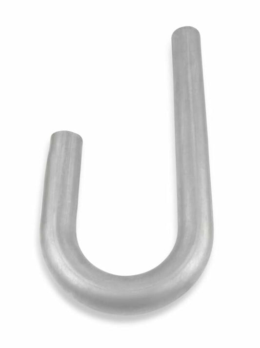 Mild Steel,180 degree bend, Tube Size 2 1/8" OD, 16 Gauge Hooker J-Bend 12582HKR