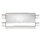 5x11 Oval Muffler, 3 Dual In/Out, 22 Body, 28 Length 12599 Magnaflow