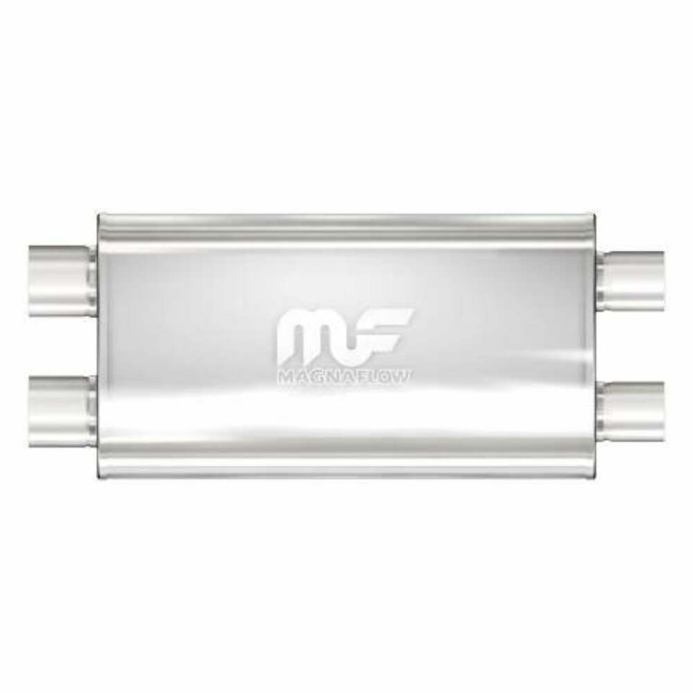 5x11 Oval Muffler, 3 Dual In/Out, 22 Body, 28 Length 12599 Magnaflow - Performance Mufflers Car Part People
