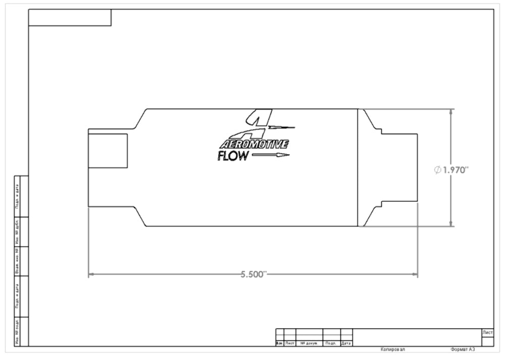 Aeromotive 12601 10-M Cellulose Element: ORB-10 Filter Housings - Fuel Filters Car Part People