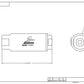 Fuel Filter Element High Flow Fuel System Universal Fit Aeromotive 12616-BGPL