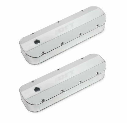 Quick Fuel Fabricated Aluminum Valve Cover - Big Block Chevy - Silver  128-22QFT