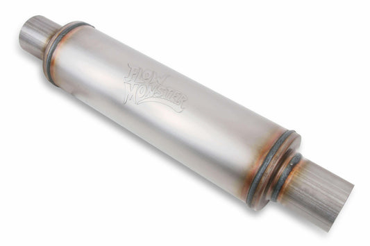 Flowmonster 12867-FM Flowmonster 409SS Round Case Absorption Muffler - Performance Mufflers Car Part People