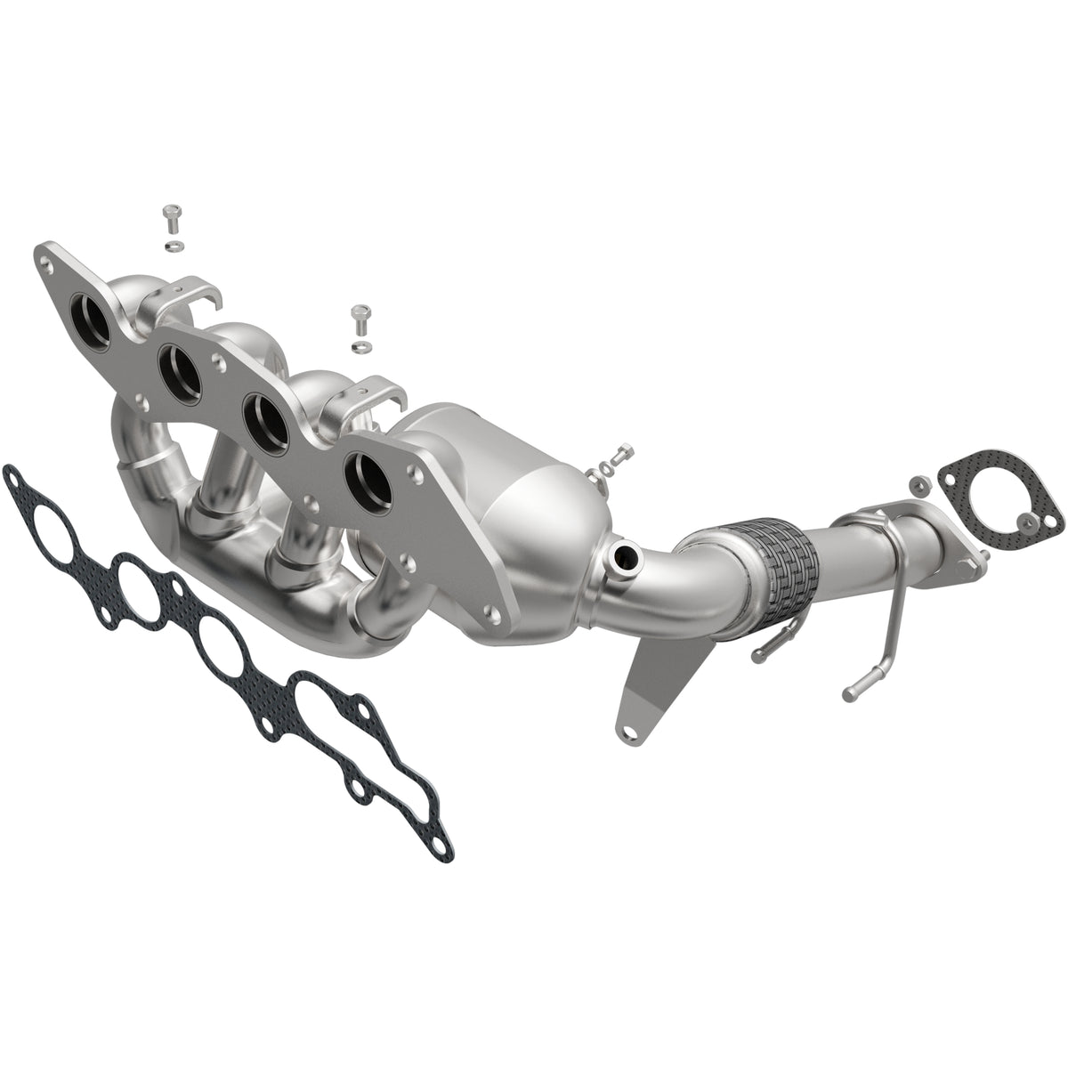 Catalytic Converter with Integrated Exhaust Manifold for 2019-2023 Ford Transit Connect 2.0L OEM Grade Federal / EPA Com