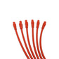 Spark Plug Wire Set Universal 10.4mm Silicone Spiro Pro 409 409 180? Red 79245