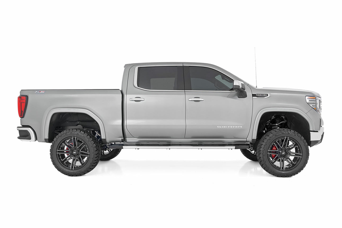 Fits GMC Sierra 1500 2WD/4WD (2019-2024) Mud Flap Delete; 13003