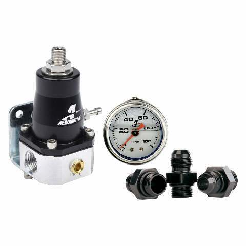 Aeromotive 13130 Compact EFI Regulator and Fitting Kit