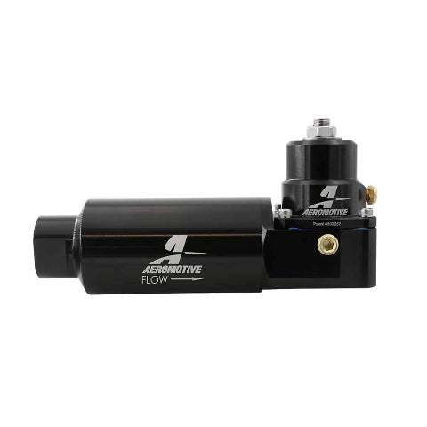 Fuel Pressure Regulator Adjustable Fuel Pressure Universal Fit Aeromotive 13146-BGPL