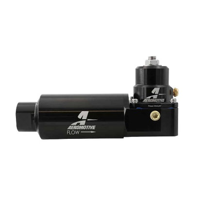 Fuel Pressure Regulator Adjustable Fuel Pressure Universal Fit Aeromotive 13226-BGPL