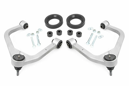 Fits GMC Sierra 1500 4WD (19-24) 1.75" Leveling Kit; Forged Alum UCA; AT4; 1325