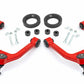 Fits GMC Sierra 1500 4WD (19-24) 1.75" Leveling Kit Forged Red UCA AT4 1325RED