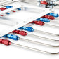 NOS Blower Injector Plate, Polished Finish, Red & Blue Plumbing - 13350-CNOS
