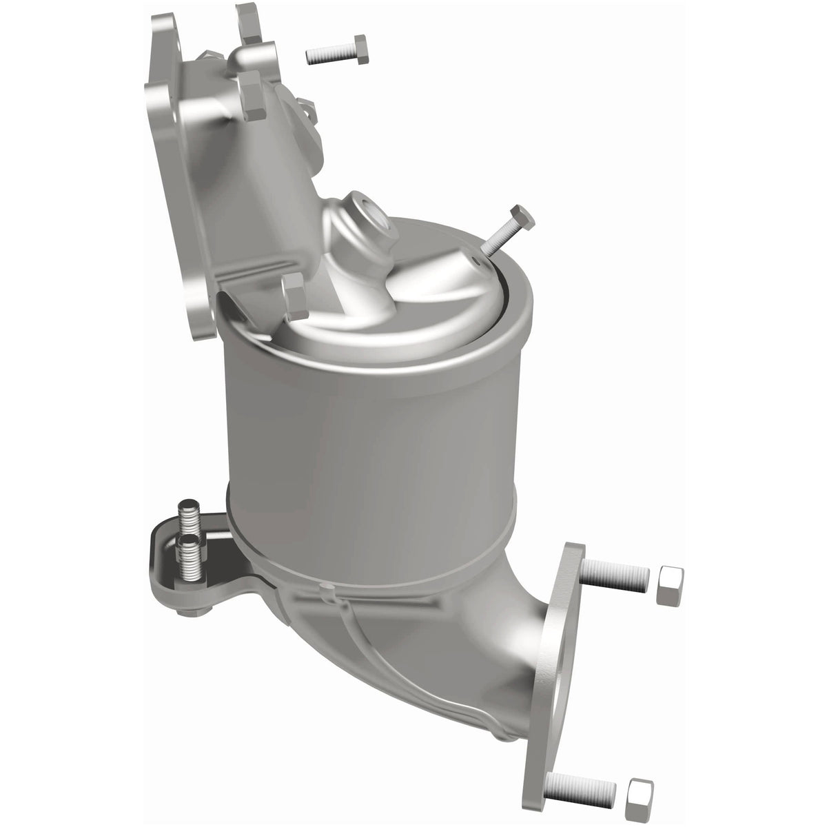 Catalytic Converter with Integrated Exhaust Manifold for OEM Grade Federal / EPA Compliant Direct-Fit Manifold Catalytic