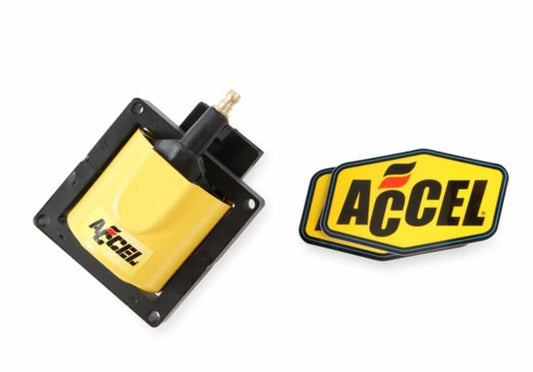 ACCEL Ignition Coil - SuperCoil - 1984-1998 Ford EEC-IV-Yellow-Individual-140012