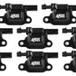 ACCEL Gen V GM Coils, 2014 and Up, Black, Square - 8 Pack - 140081-8